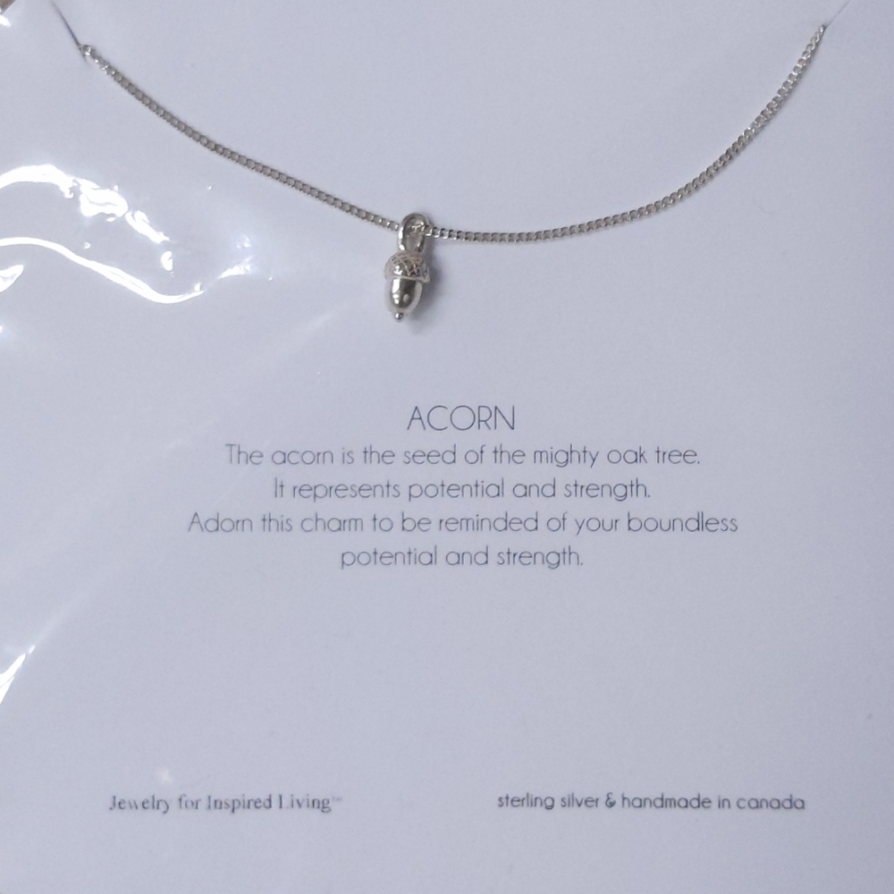 Acorn necklace